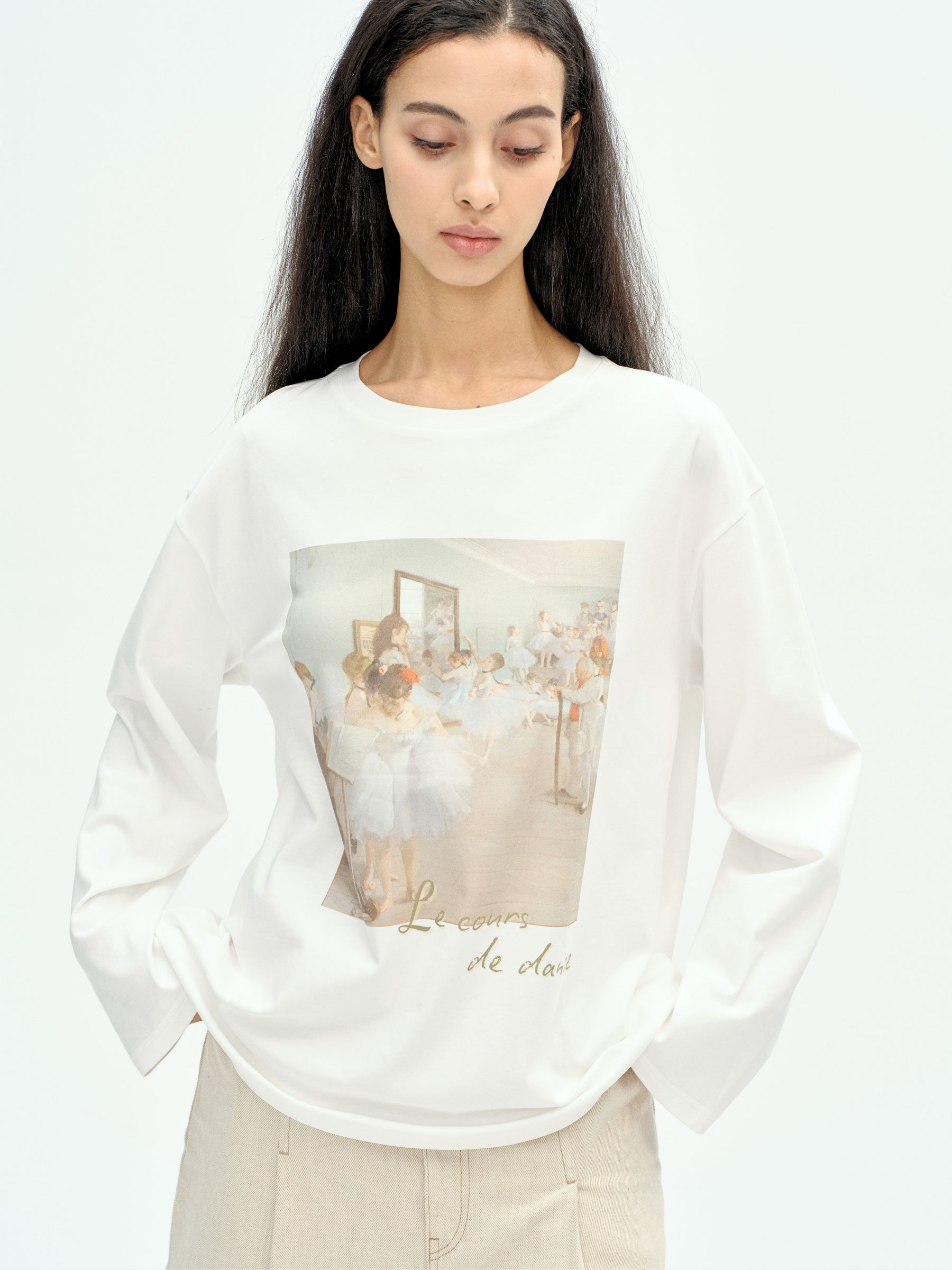 Morning Ballet Long-Sleeve T-shirt White