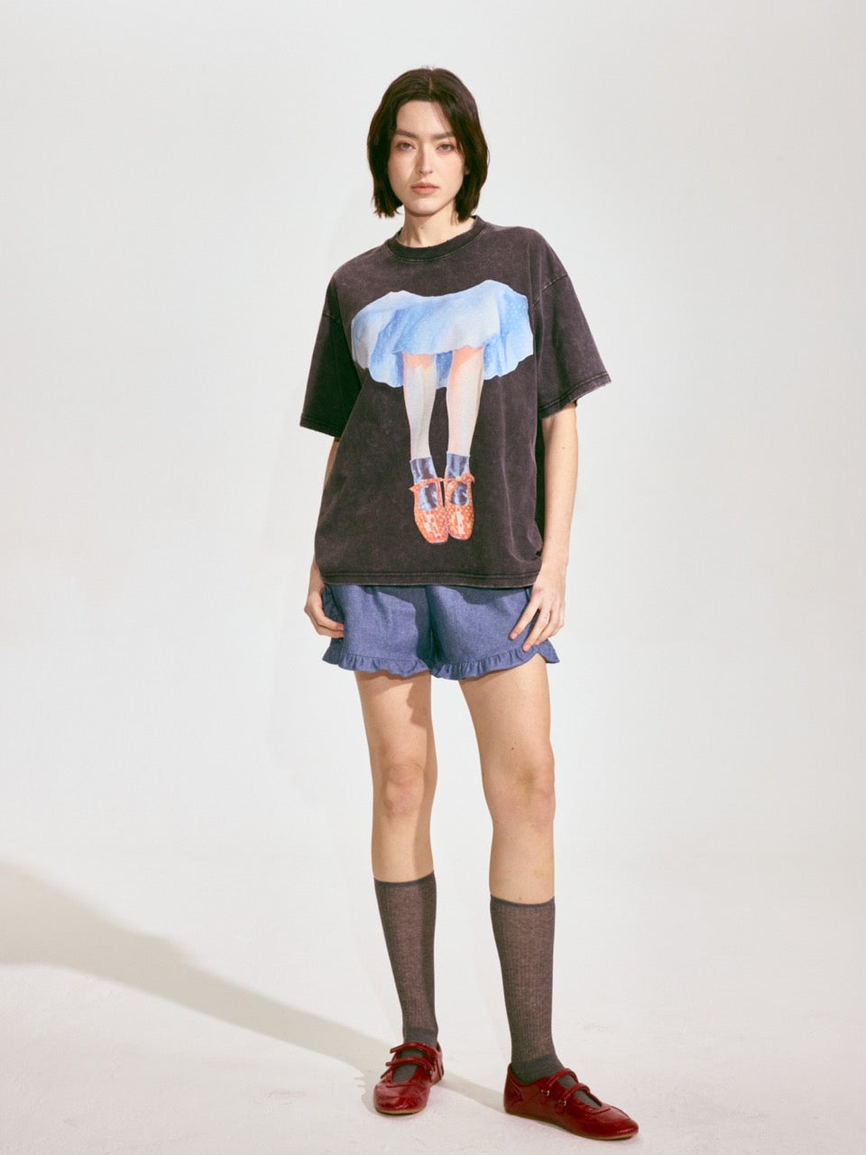 Dance Short-Sleeve T-shirt - Black