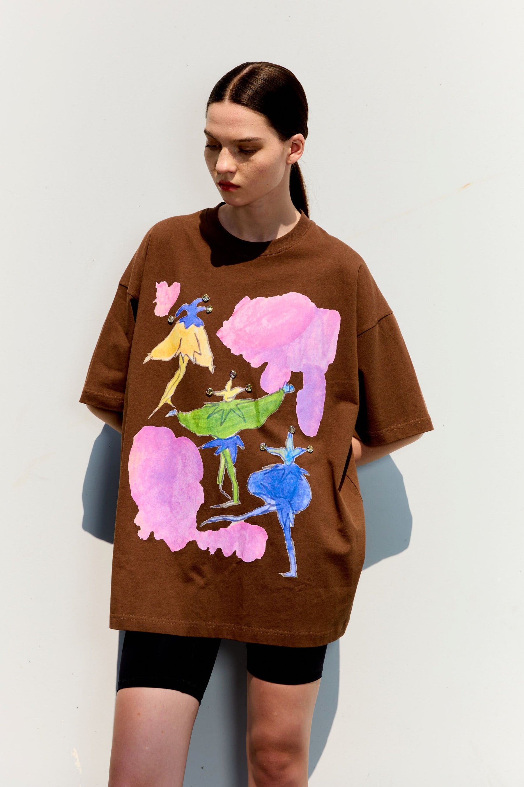 Colorful Bead T-shirt x Hannah Van Der Weide