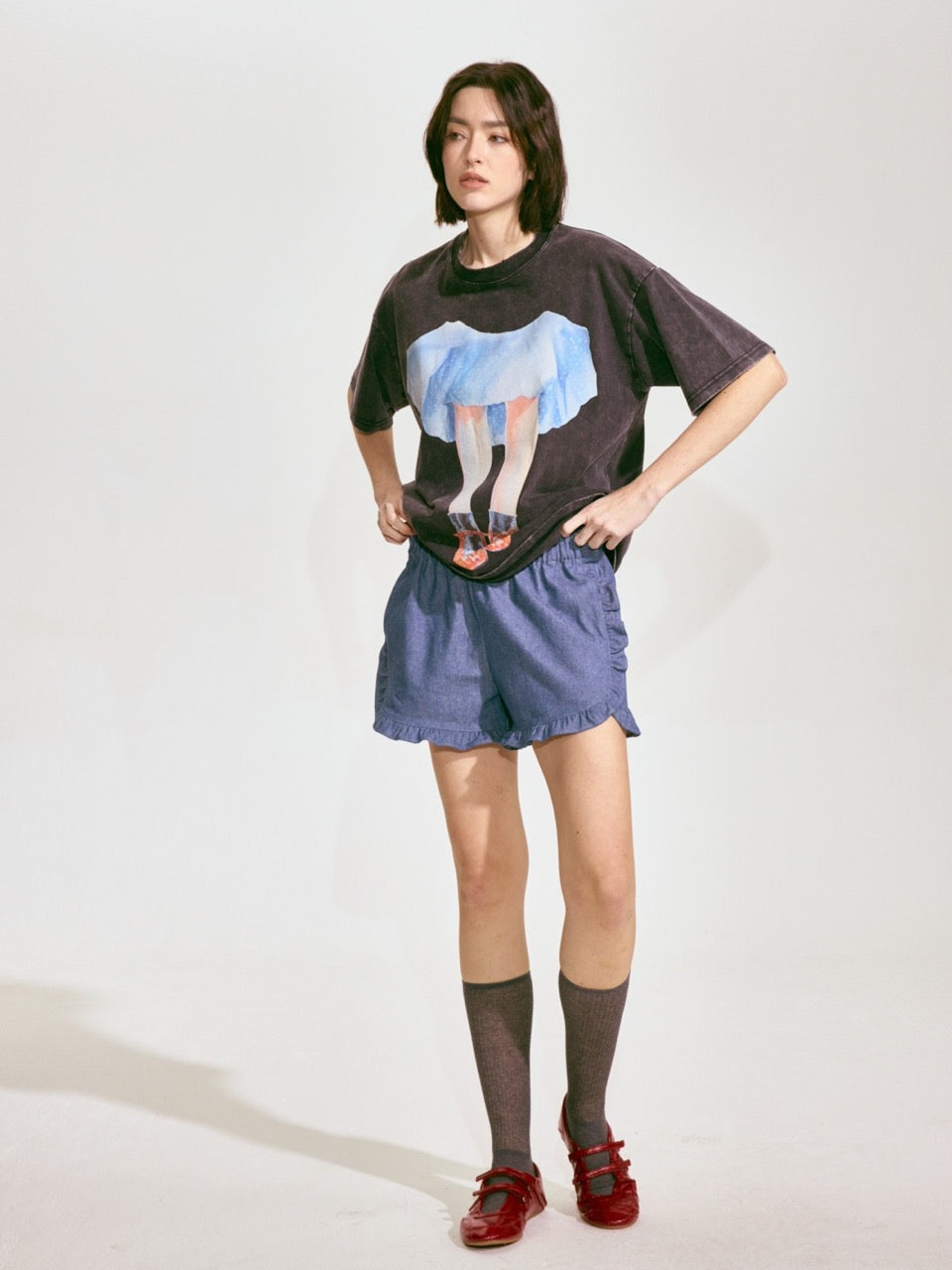 Dance Short-Sleeve T-shirt - Black