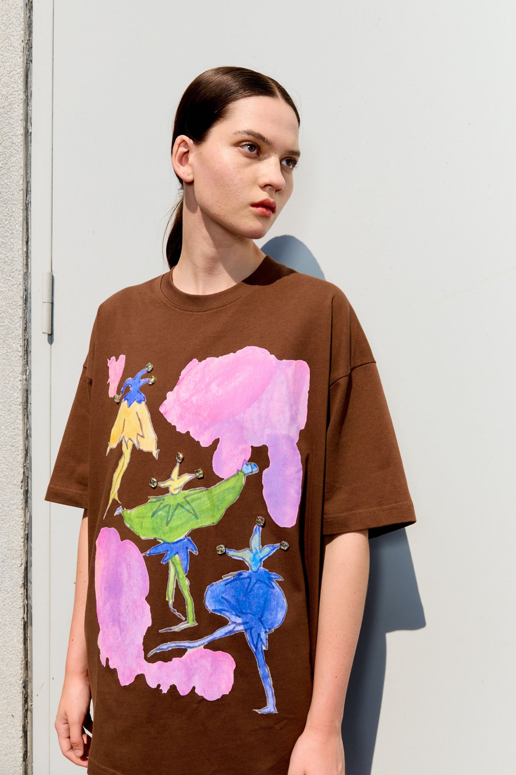 Colorful Bead T-shirt x Hannah Van Der Weide