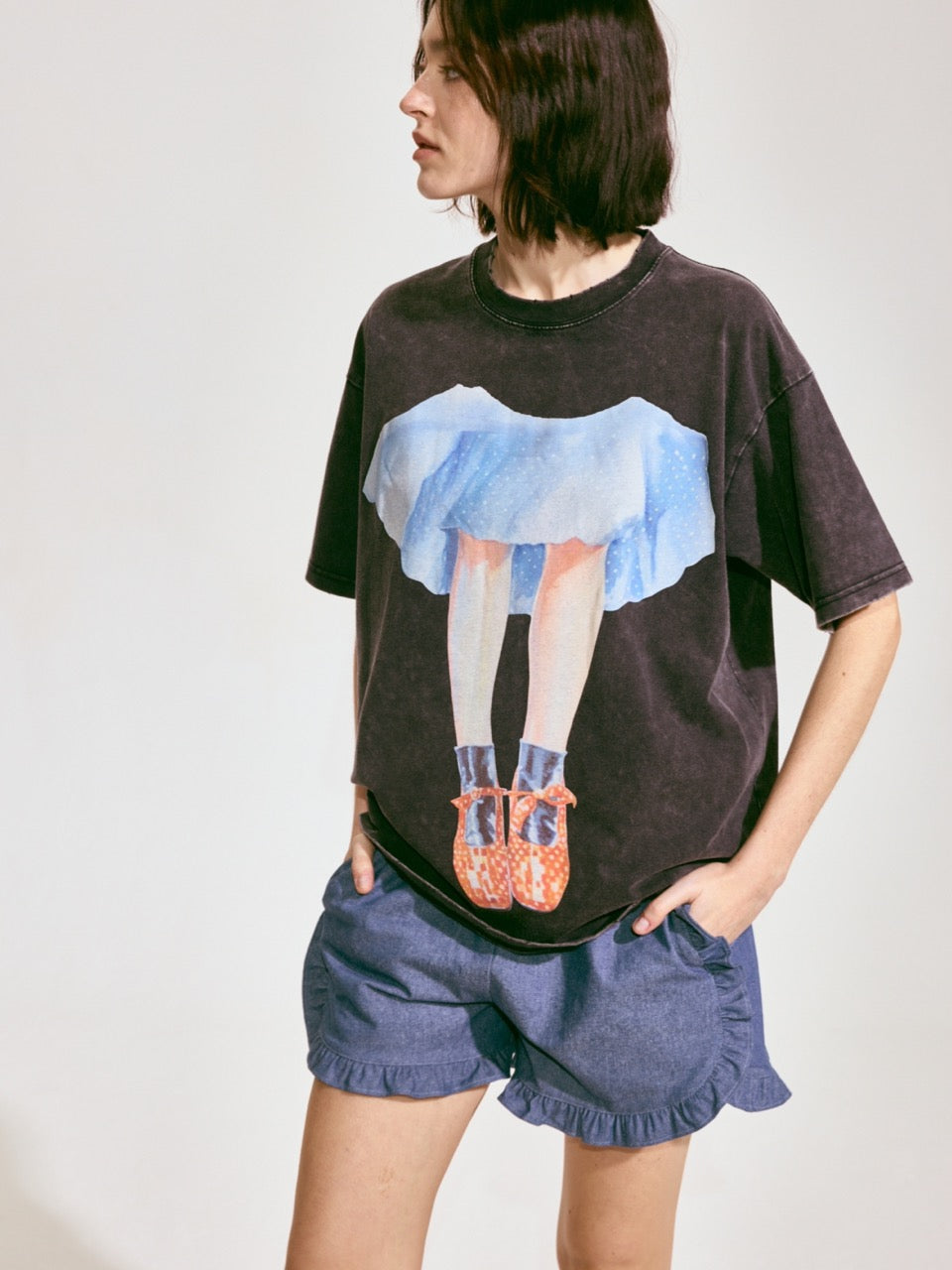 Dance Short-Sleeve T-shirt - Black