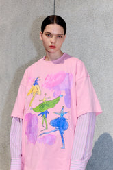 Colorful Bead T-shirt x Hannah Van Der Weide