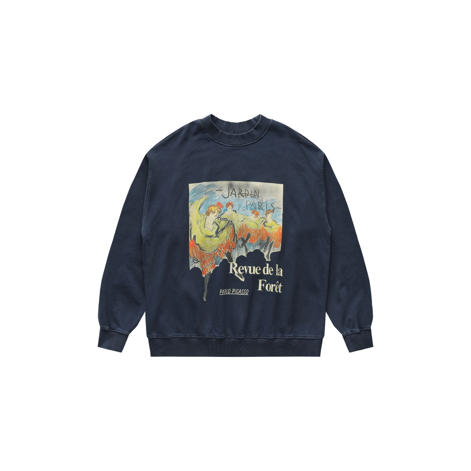 Forest Tap Washed Sweatshirt Navy