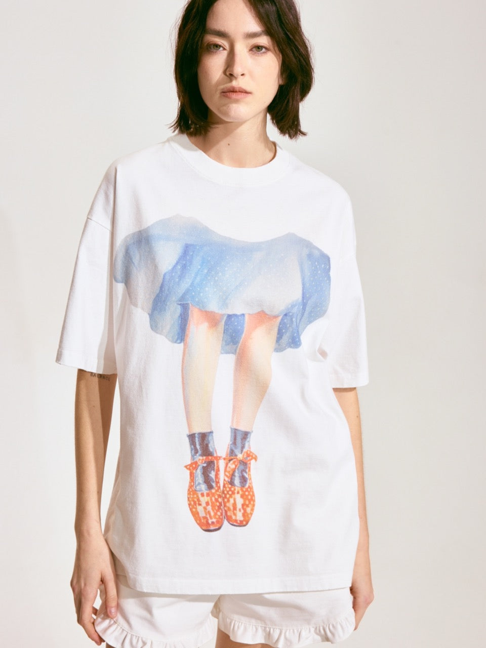 Dance Short-Sleeve T-shirt - White