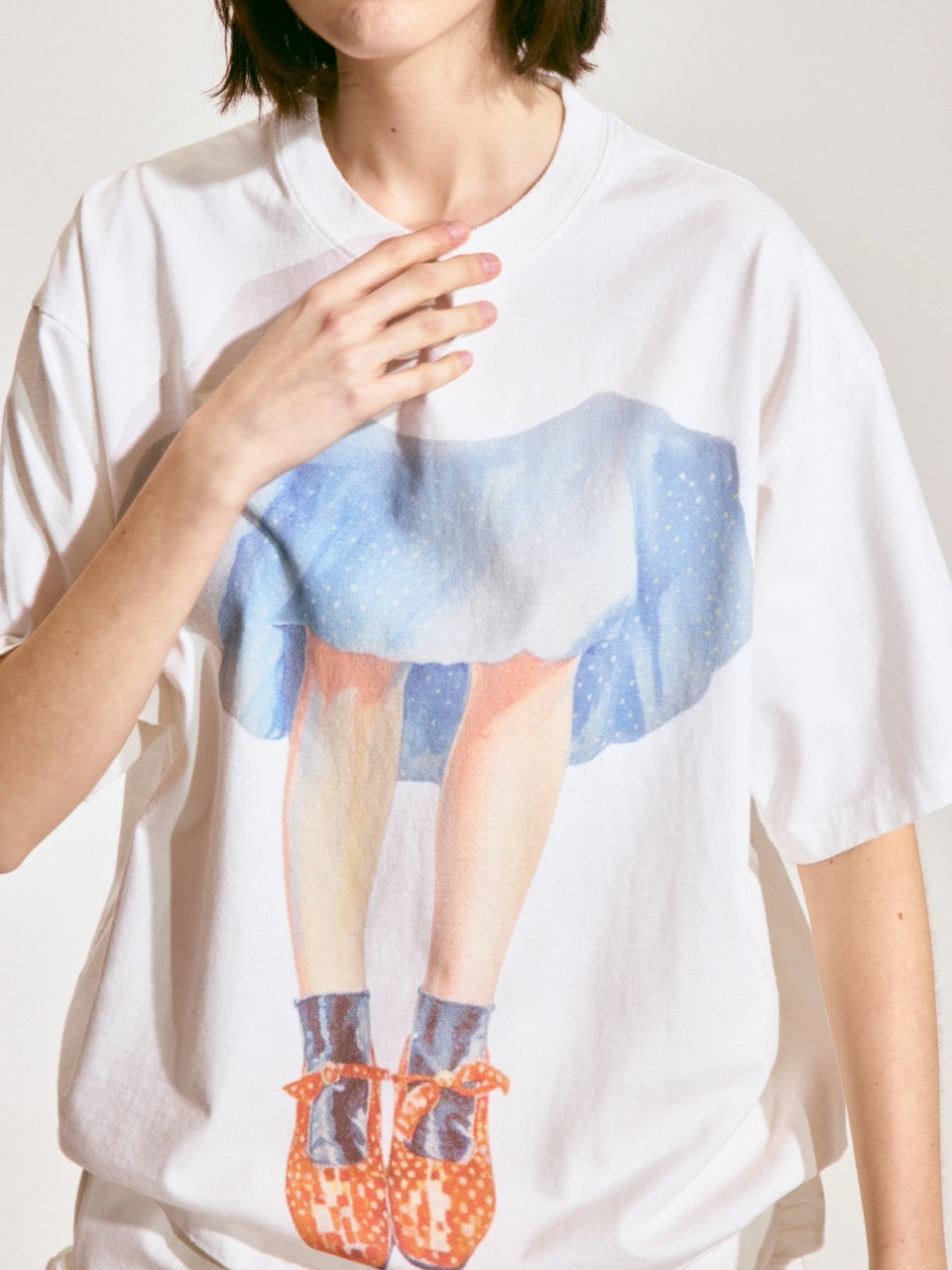 Dance Short-Sleeve T-shirt - White