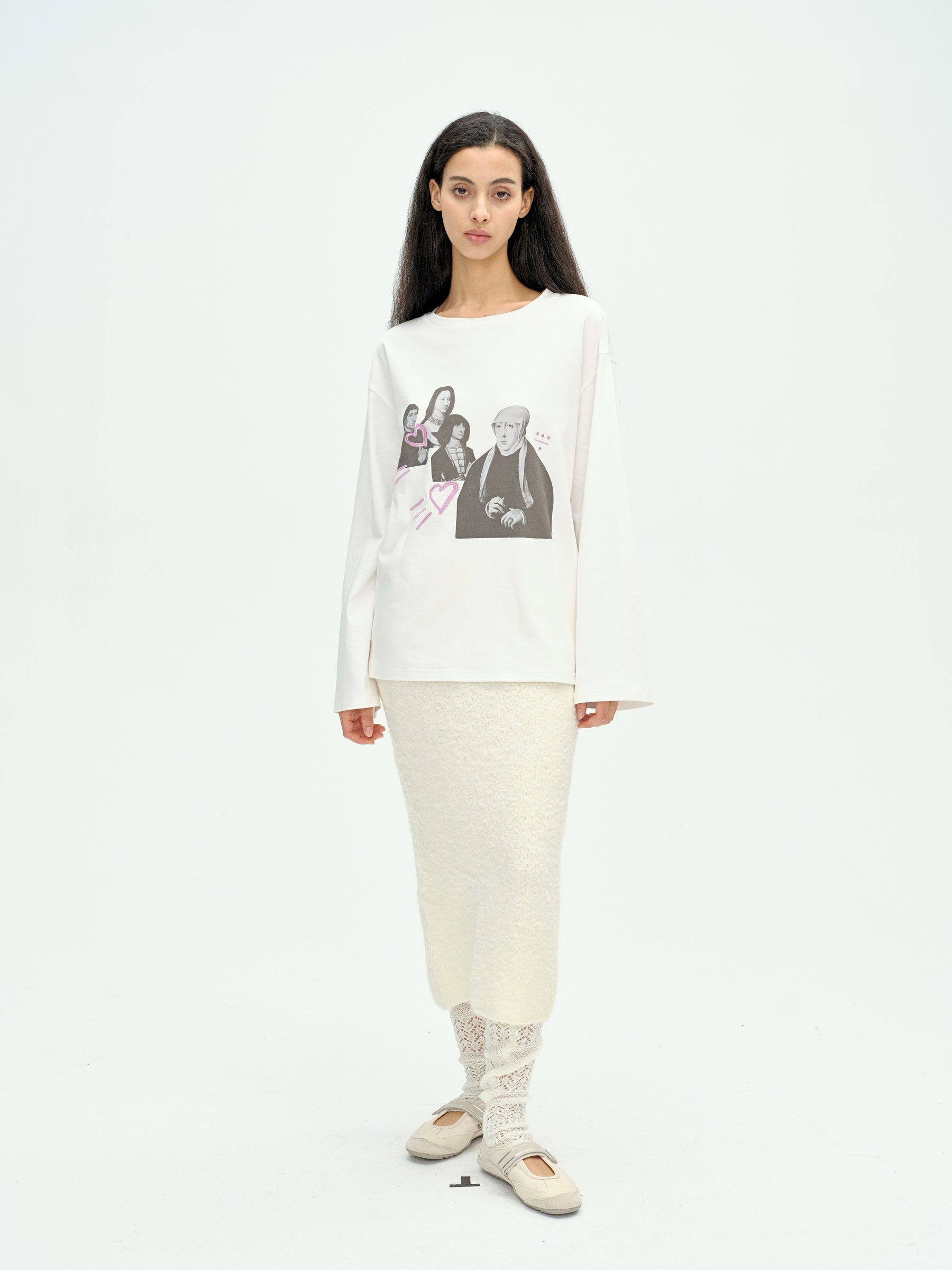 Forest Theater Long-Sleeve T-shirt White