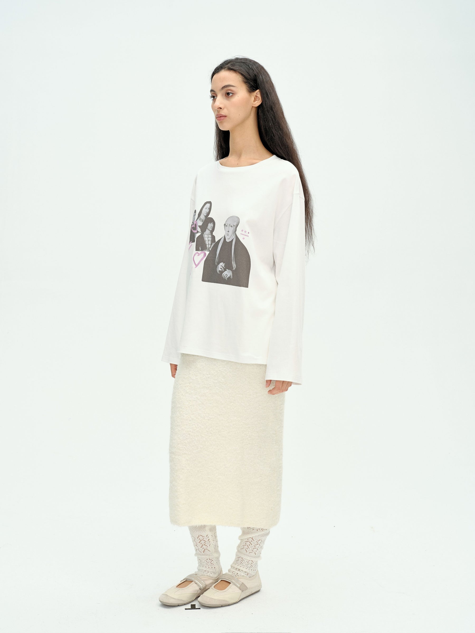 Forest Theater Long-Sleeve T-shirt White