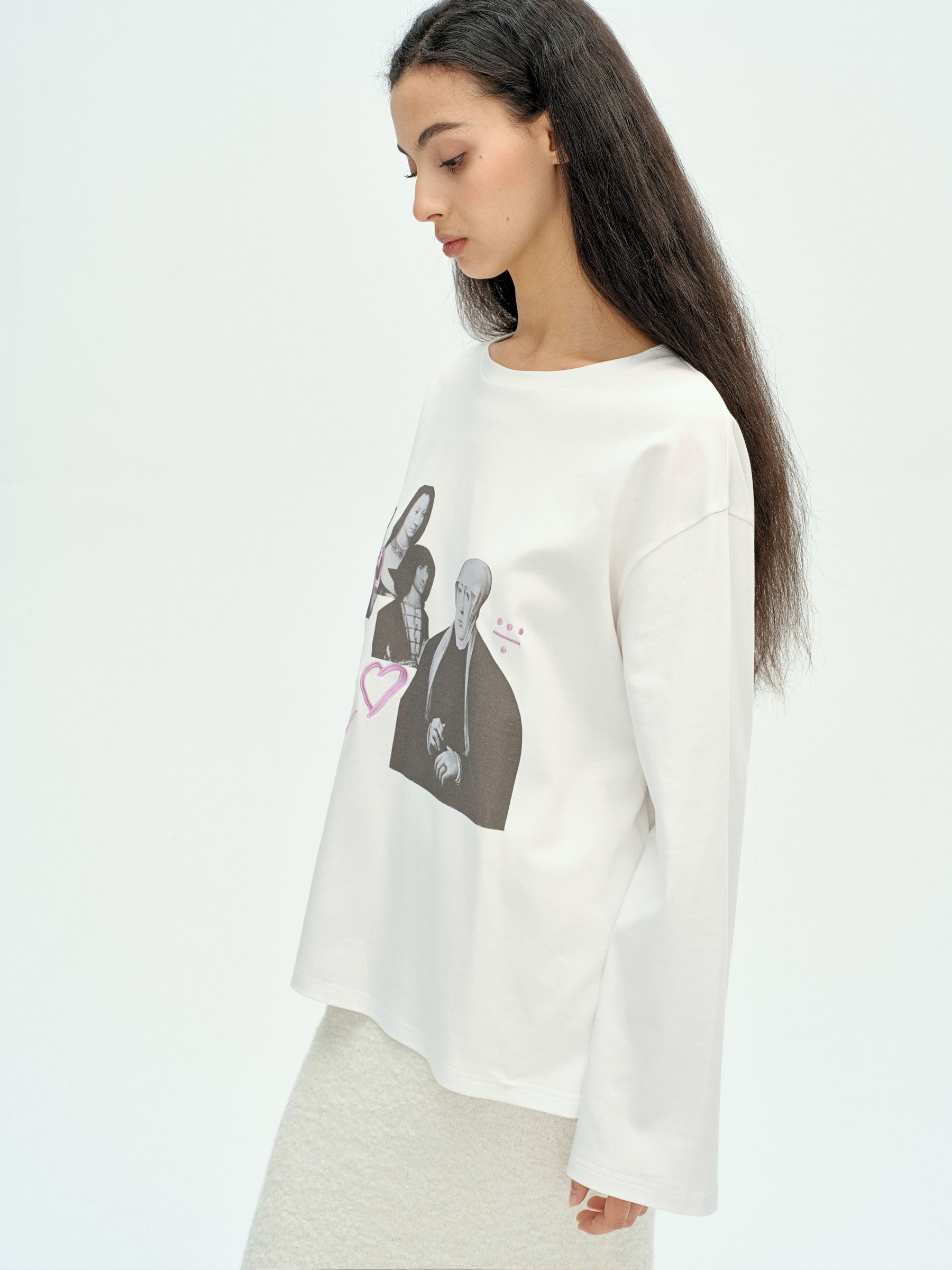 Forest Theater Long-Sleeve T-shirt White
