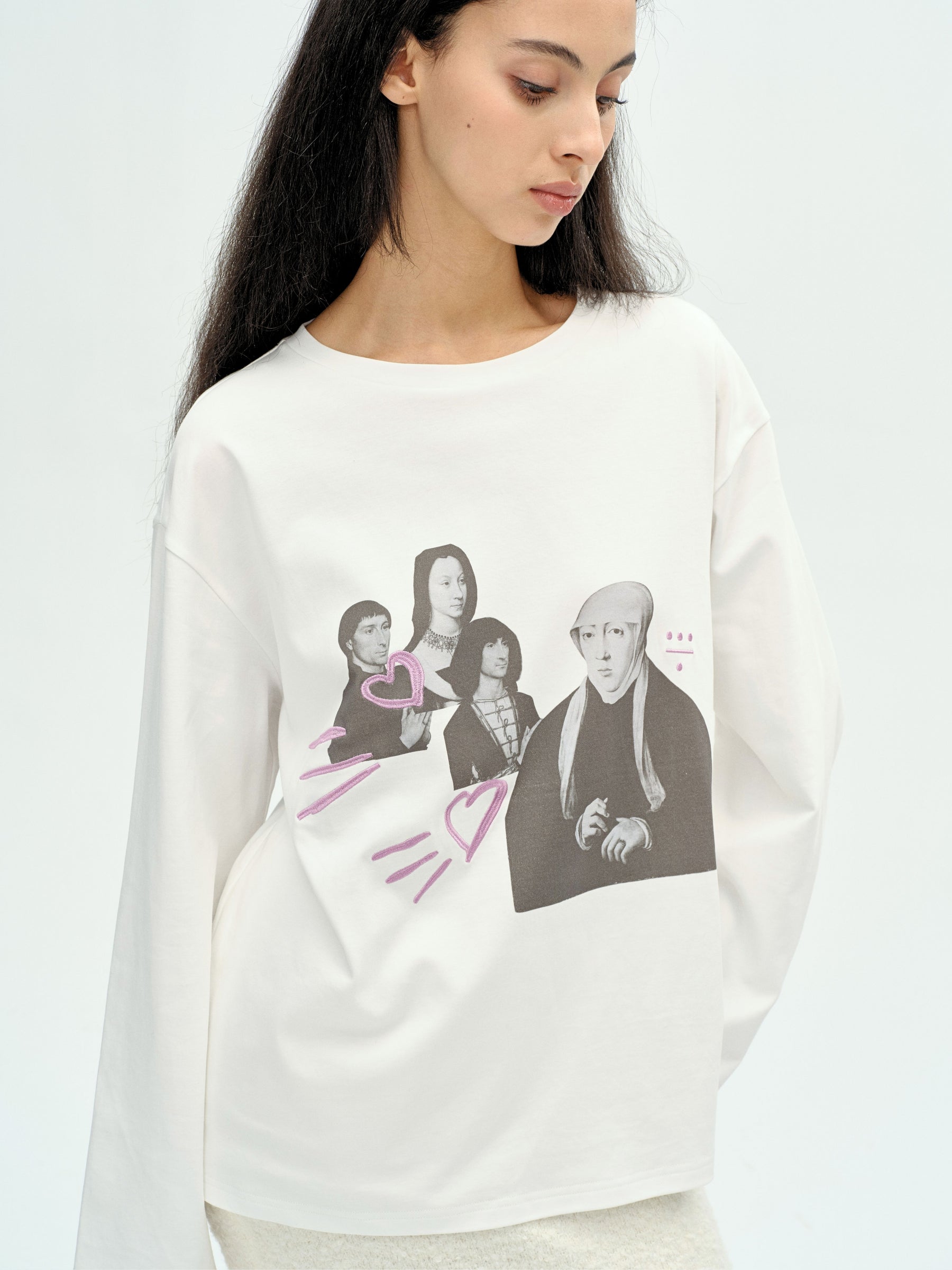Forest Theater Long-Sleeve T-shirt White