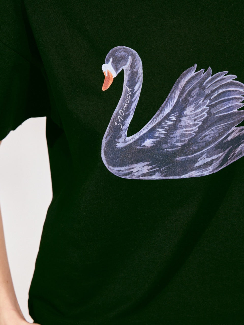 Black Swan Short-Sleeve T-shirt - Black