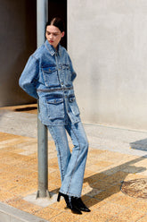 2-way Oversized Denim Jacket