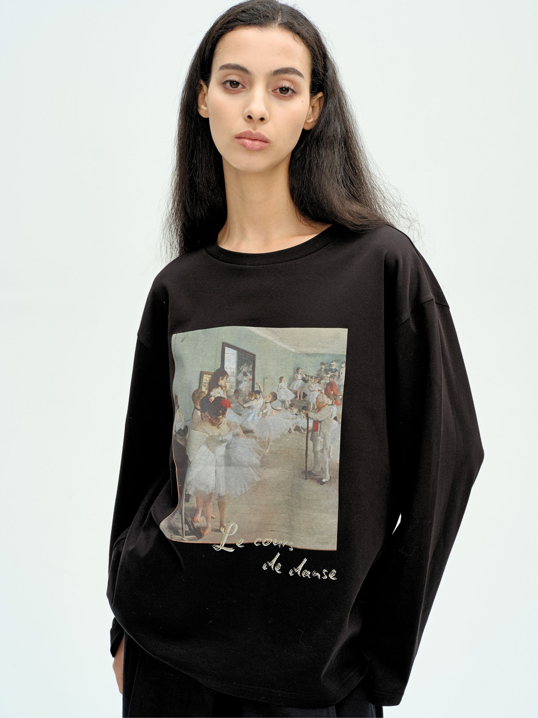 Morning Ballet Long-Sleeve T-shirt Black