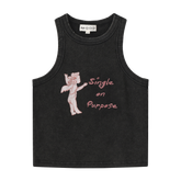 Single On Purpose Tank Top - BlackPink