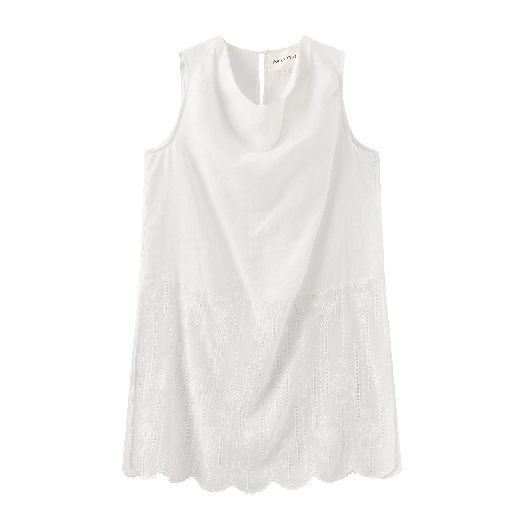 Draped Neck Flowing Blouse