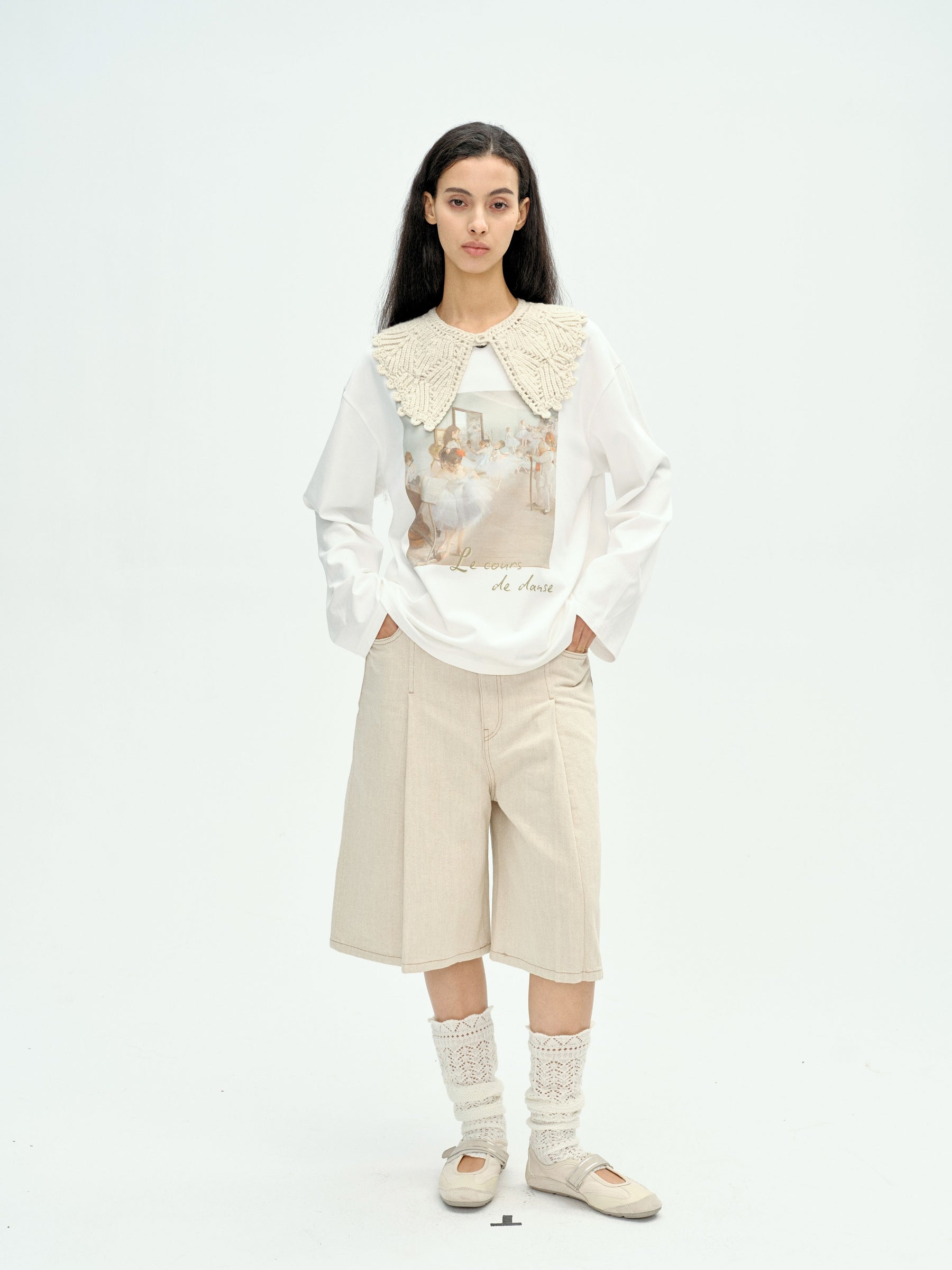 Morning Ballet Long-Sleeve T-shirt White