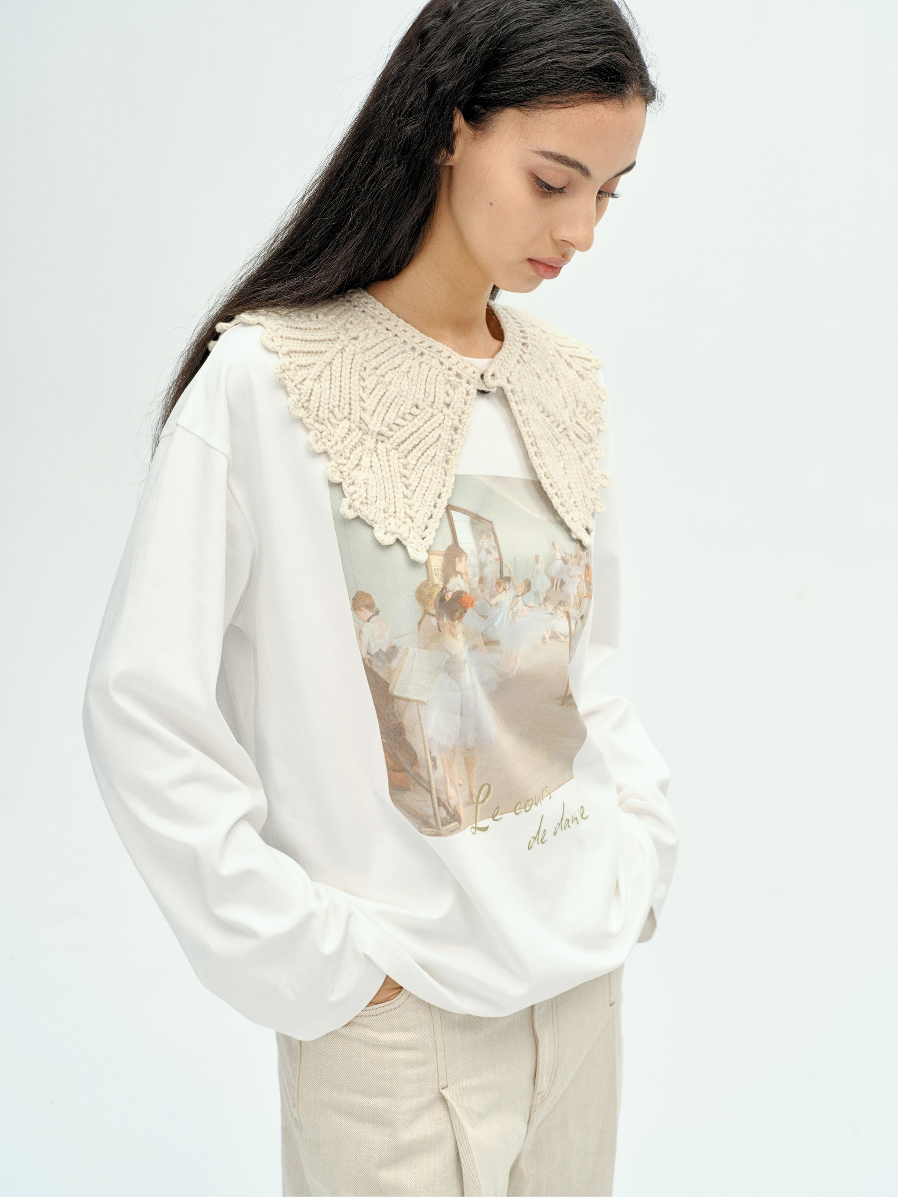 Morning Ballet Long-Sleeve T-shirt White