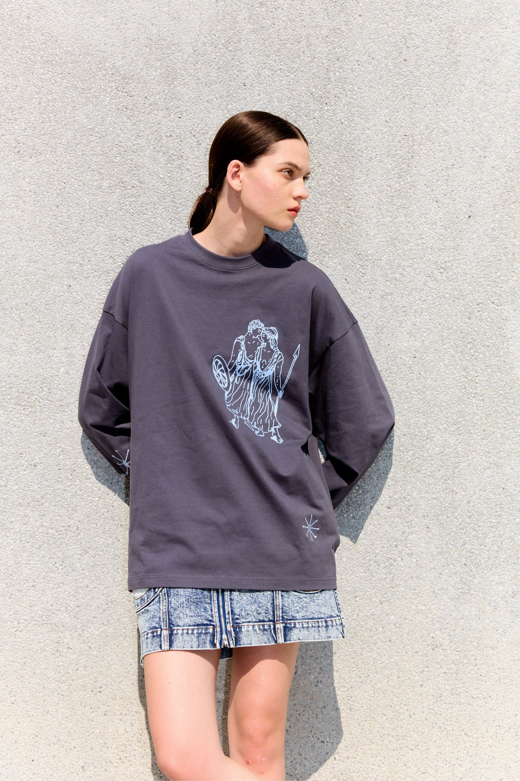 Myth Sculpture Long Sleeve T-shirt x Hannah Van Der Weide