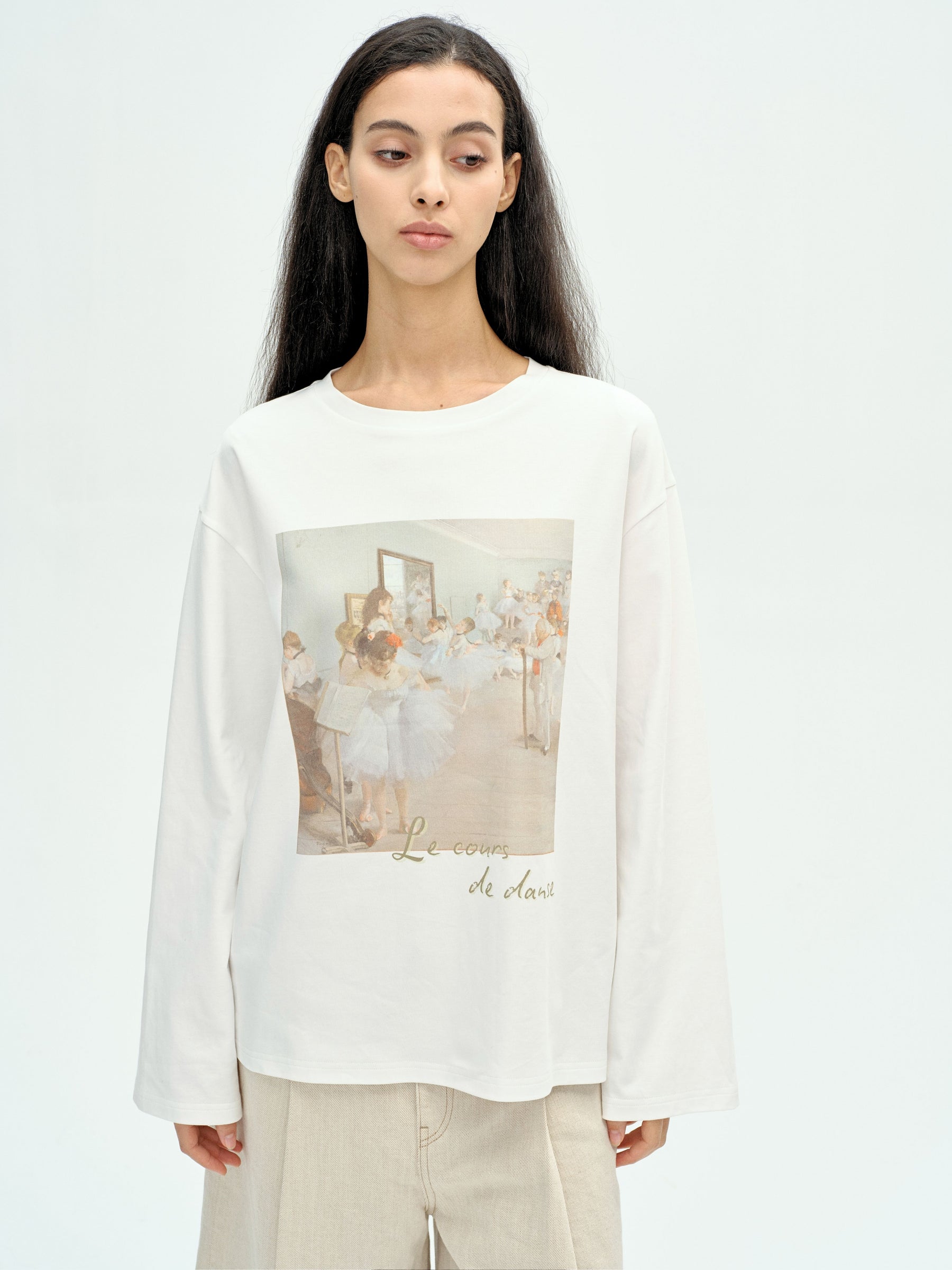 Morning Ballet Long-Sleeve T-shirt White