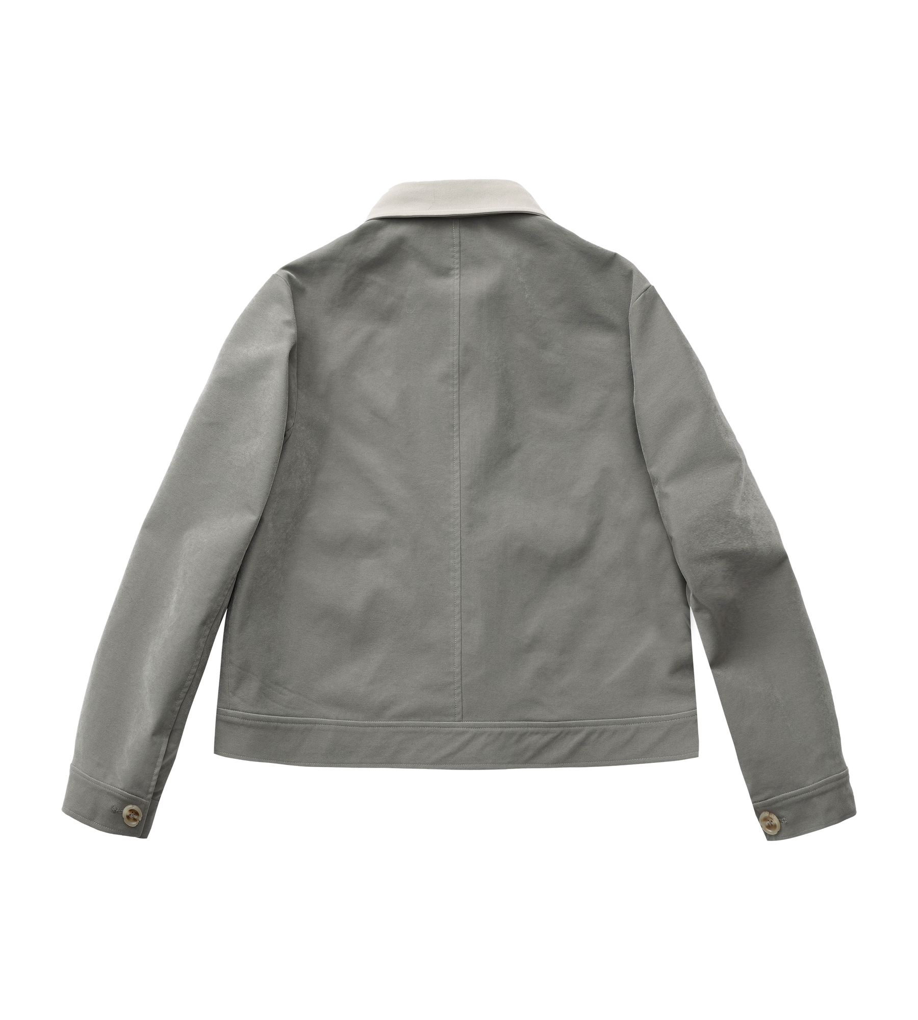 Appliqué Boxy Short Jacket Grey