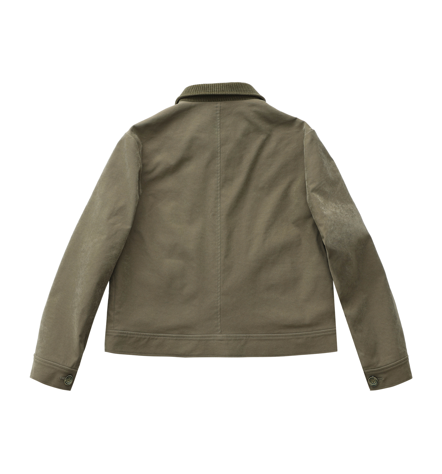 Appliqué Boxy Short Jacket Green