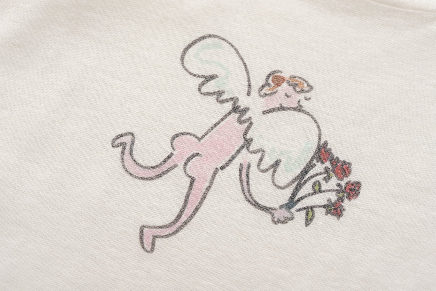 Angel Long sleeve Linen T-shirt x Ofelia Botella