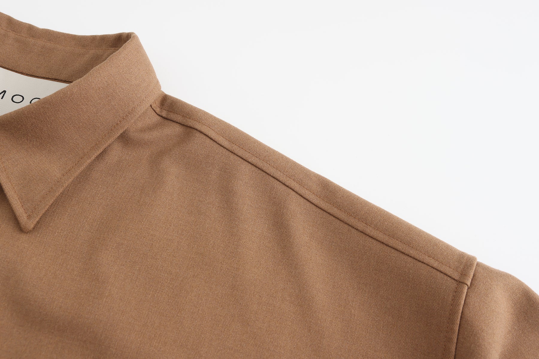 ICON Leather Pendant Shirt - Brown