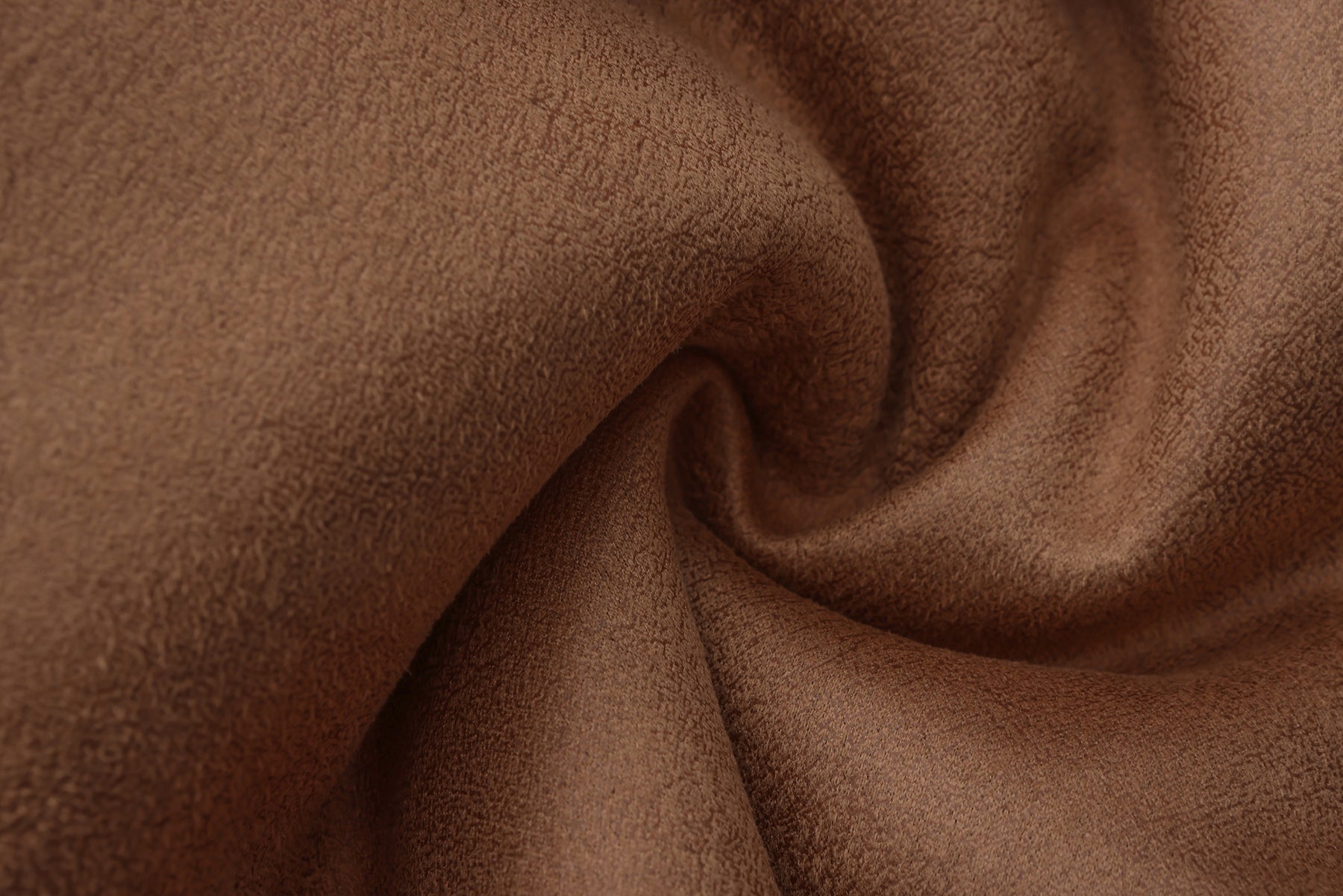 乳牛印花泰迪剪羊毛粗呢大衣 - 棕色