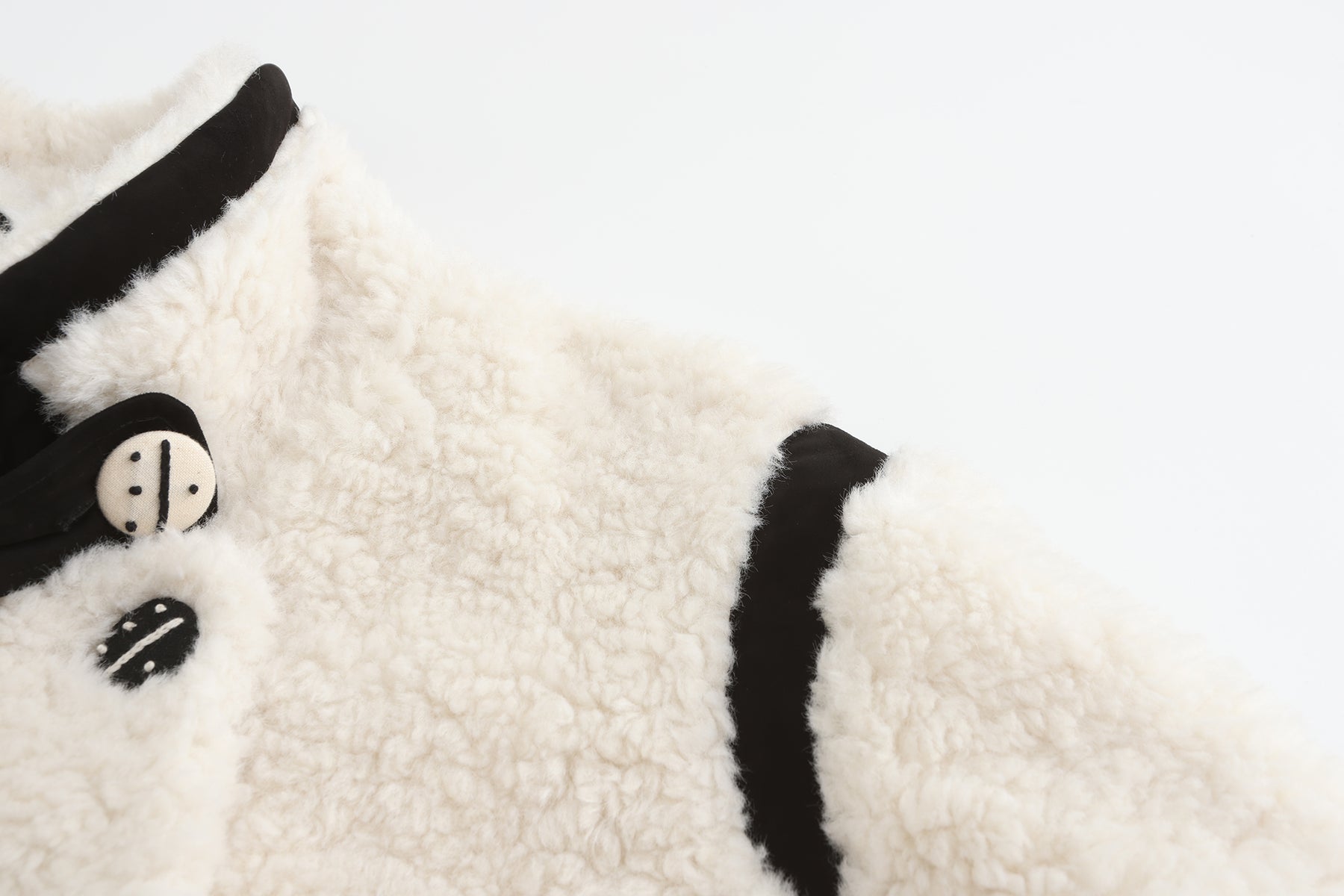 泰迪機車夾克外套 2.0 - 白色