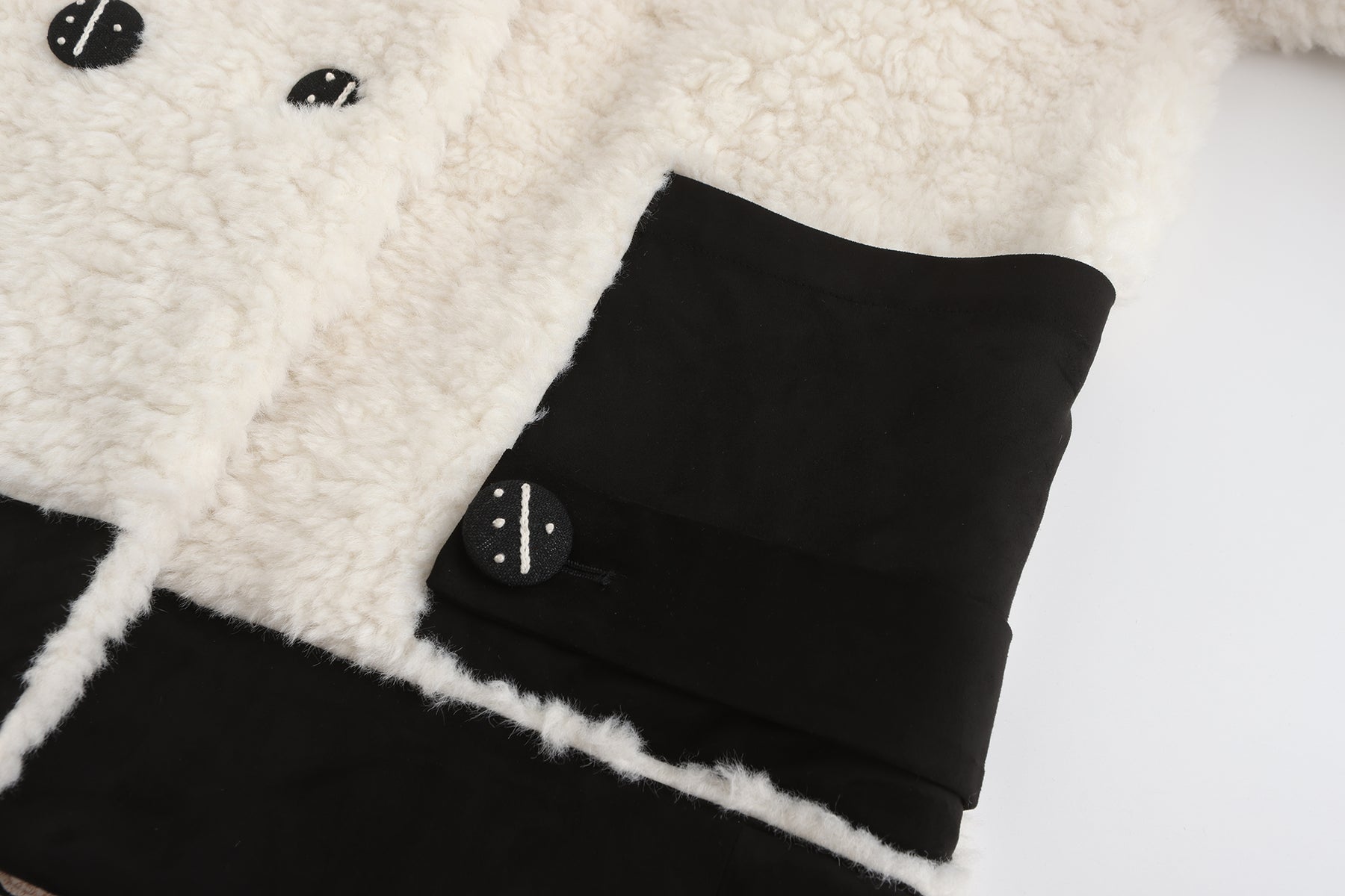 泰迪機車夾克外套 2.0 - 白色