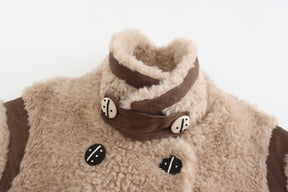 Teddy Biker Jacket Coat 2.0 - Brown