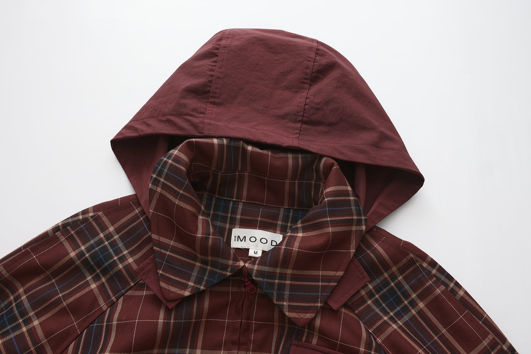 Detachable Hood Trench Jacket