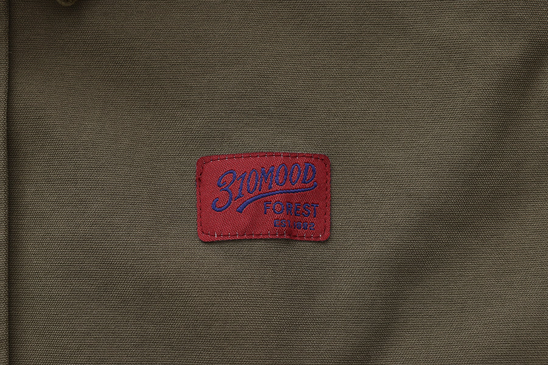 Appliqué Boxy Short Jacket Green