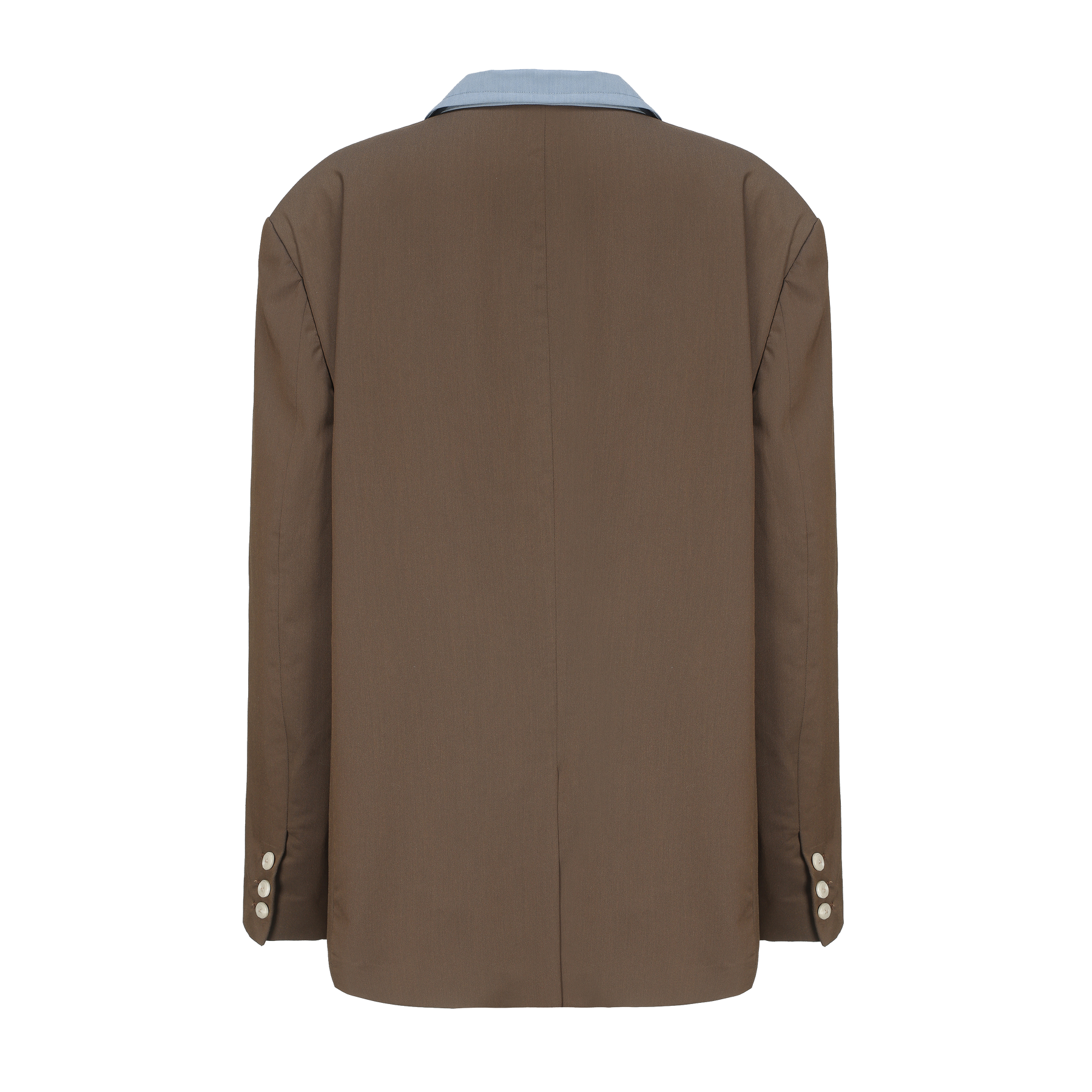Patched Blazer - Brown