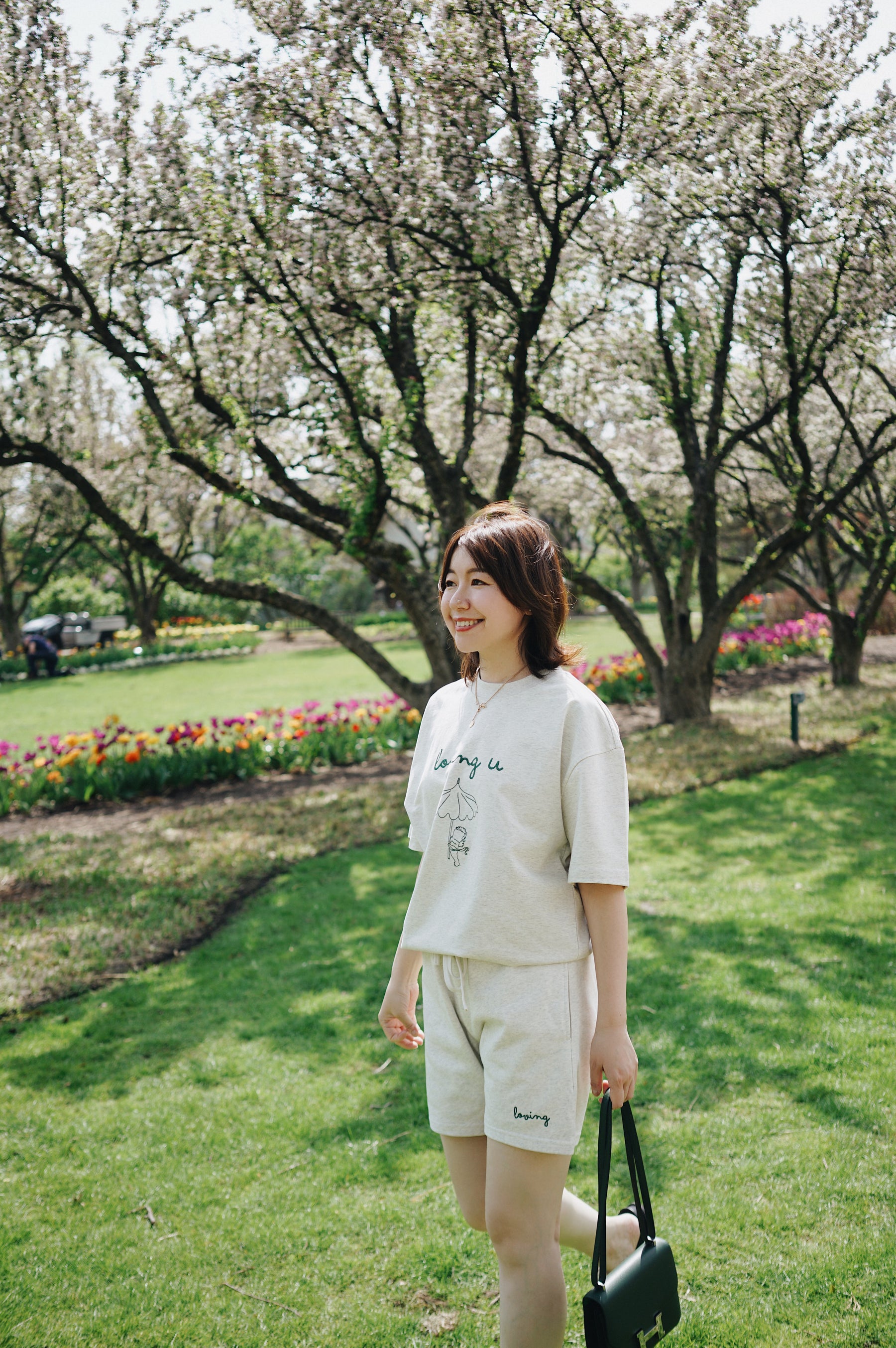 THEONE Loving U Embroidery Jersey Set