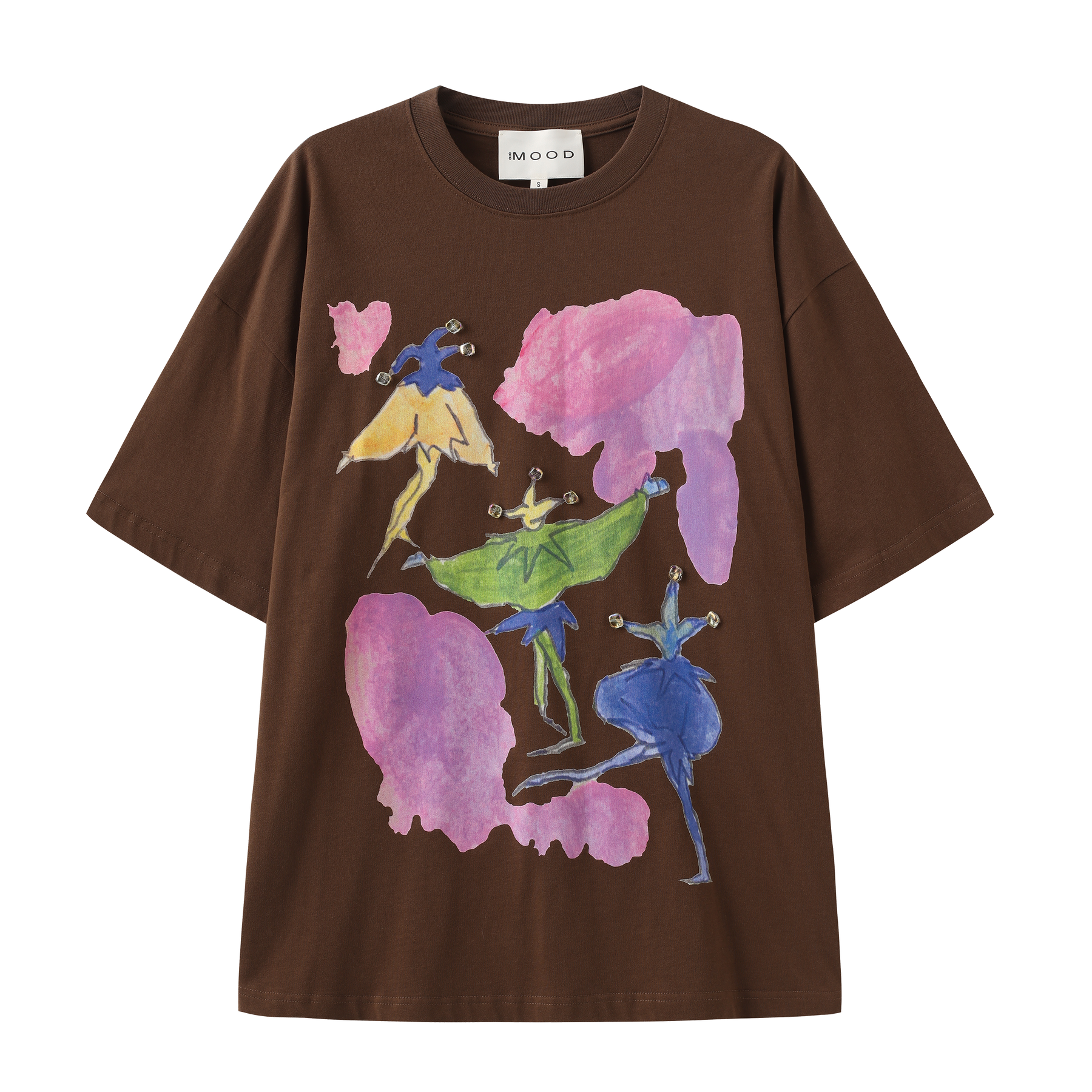 Colorful Bead T-shirt x Hannah Van Der Weide