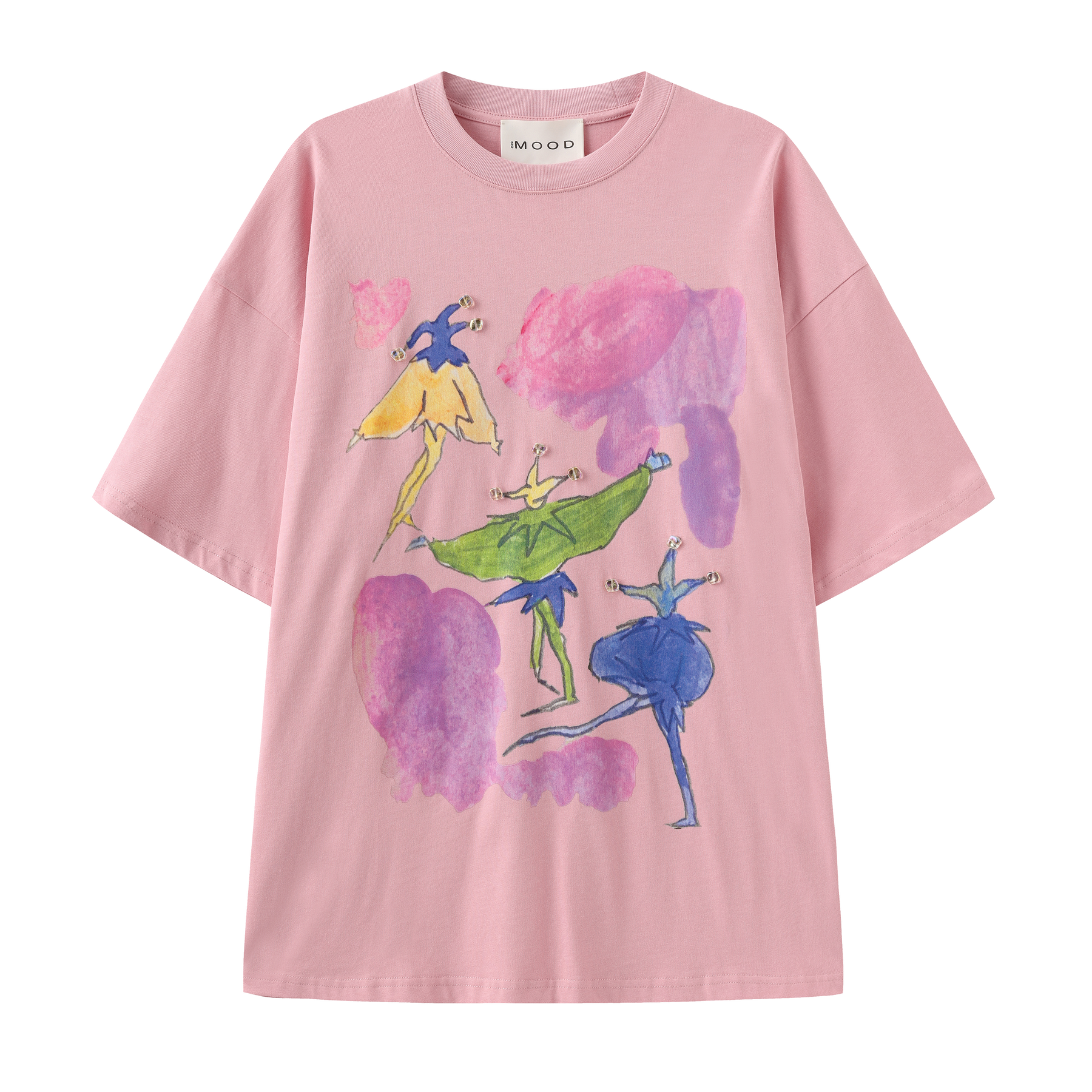 Colorful Bead T-shirt x Hannah Van Der Weide