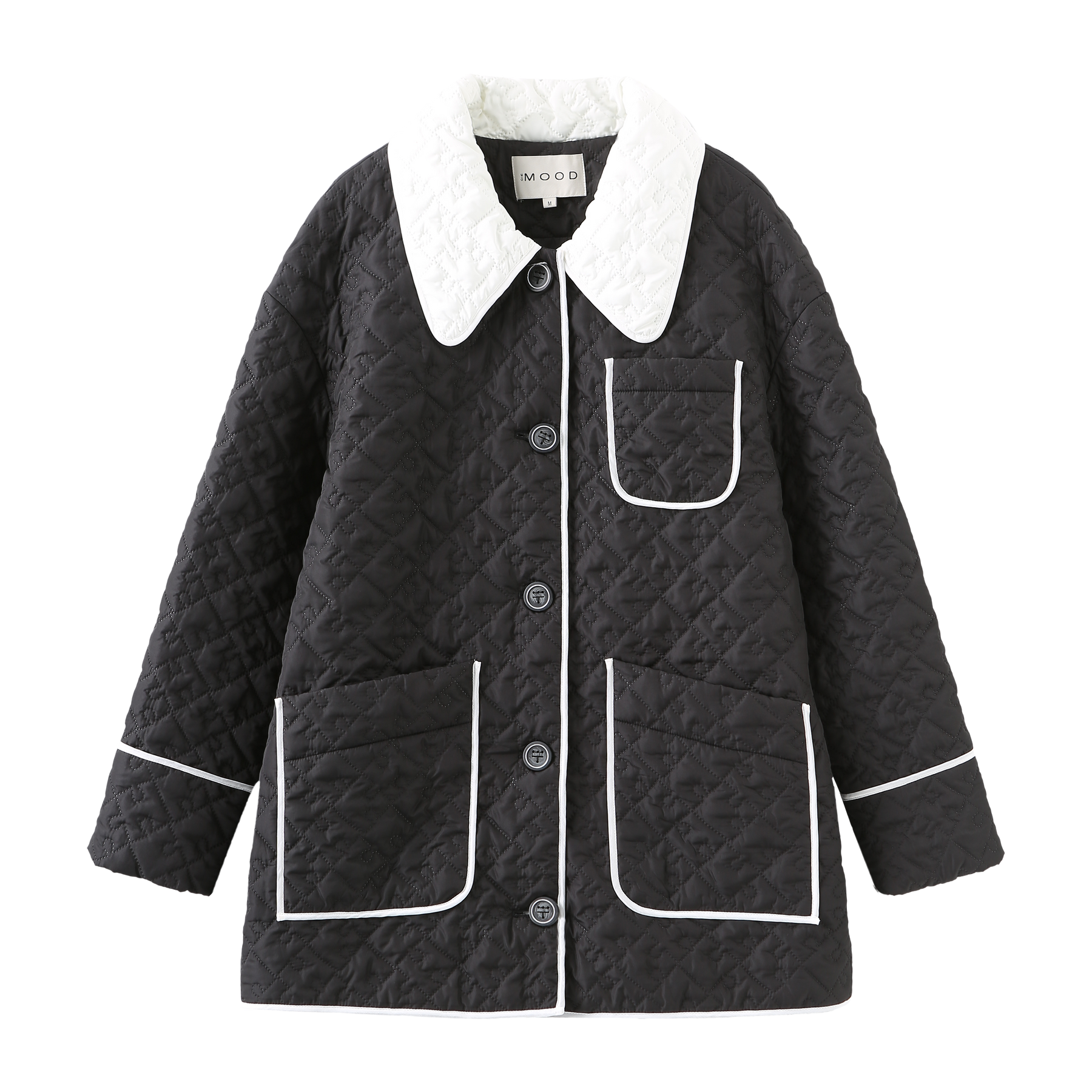 Classic Quilted Coat_Black