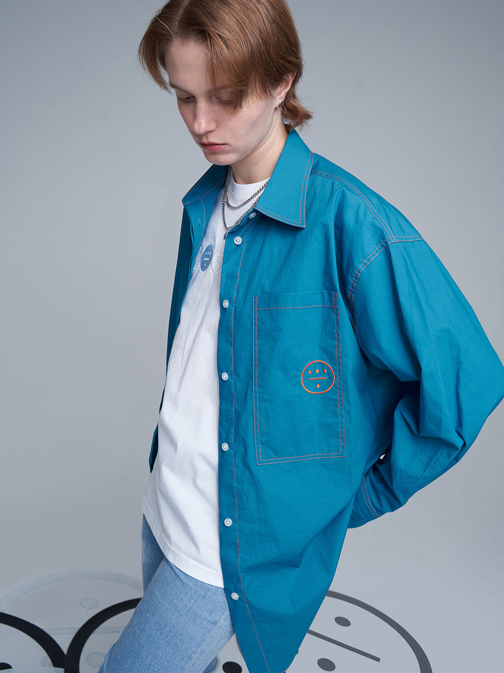 ICON Banded Shirt _ Purple