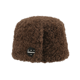 Button Teddy Bucket Hat - Caramel - 310MOOD