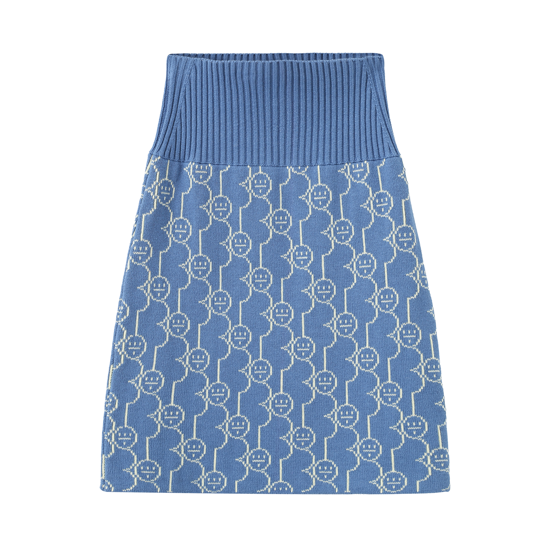 ICON Monogram Skirt _ Blue