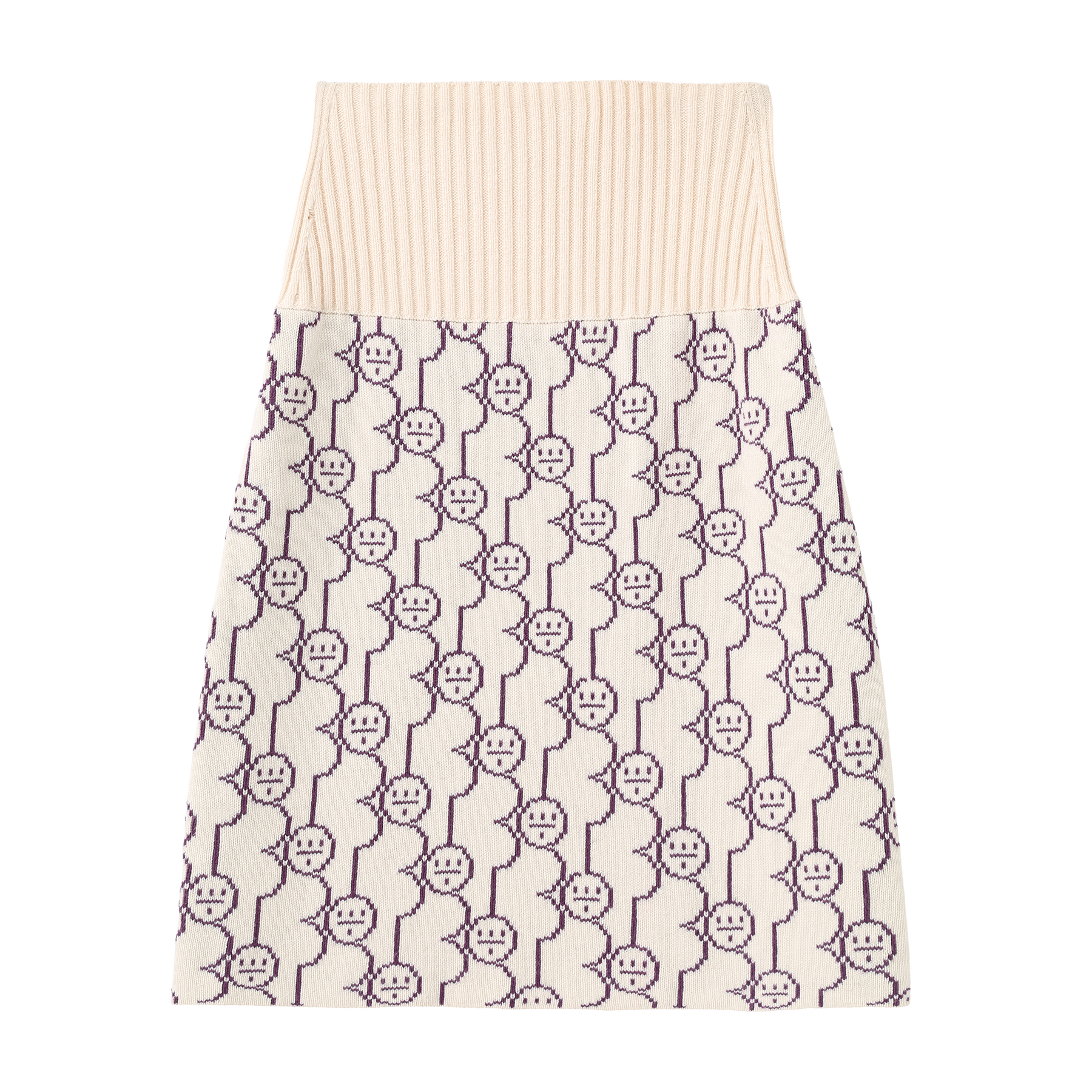 ICON Monogram Skirt _ Purple
