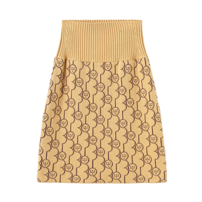 ICON Monogram Skirt _ Curry