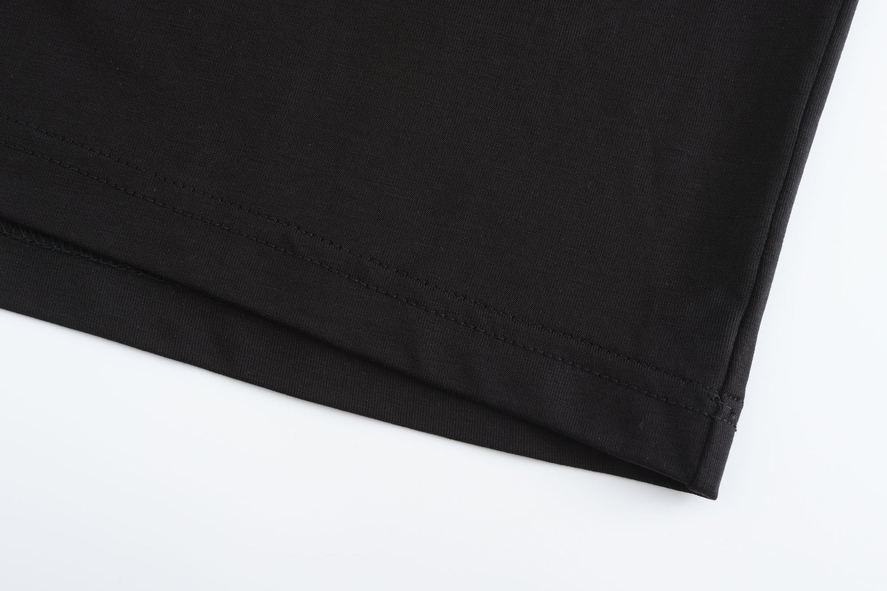 3 Emboridery Long Sleeve Tshirt - Black