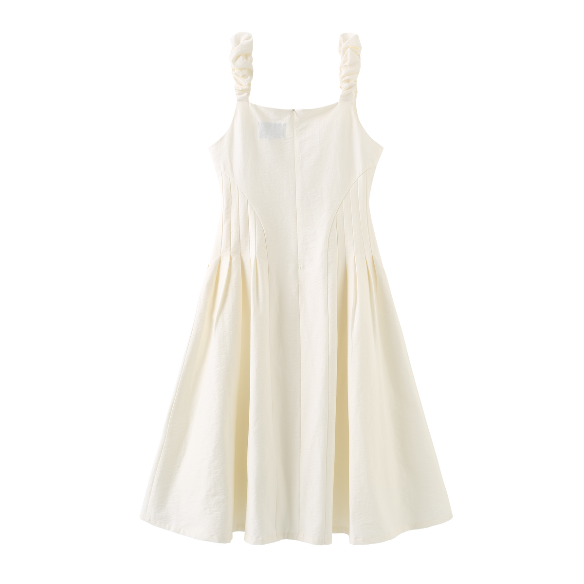 Cloudy Strap Dress - White