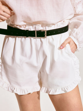 Ruffled High-Waisted Shorts 2 Colors