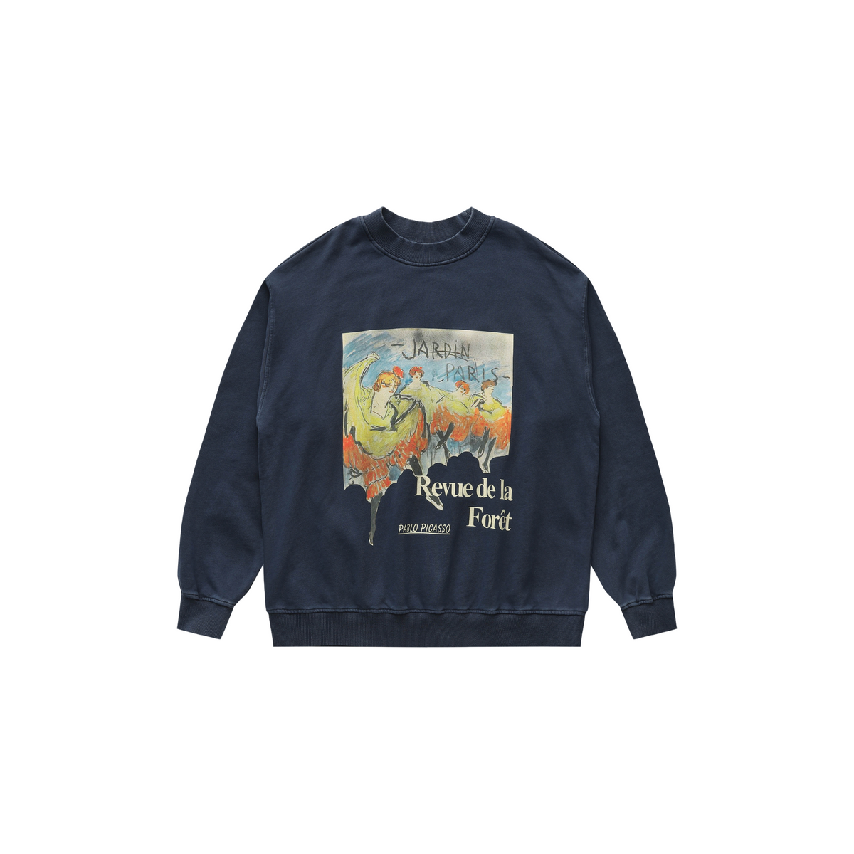 Forest Tap Washed Sweatshirt Navy