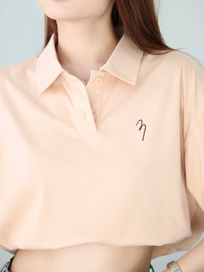 x ninido Logo-embroidered Cotton-jersey Polo Shirt 2 Colors