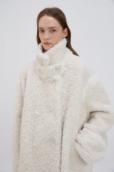 Biker Teddy Bear Coat - White