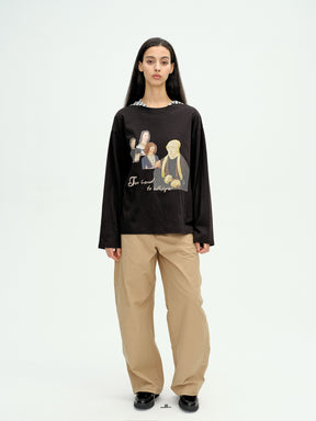 Forest Theater Long-Sleeve T-shirt Black